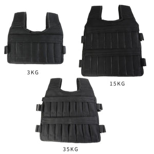 3/20/15/35/50kg Weighted Vest Adjustable Weighted Exercise Vest Workout Equipment for Running