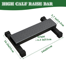 Load image into Gallery viewer, Wide and High Standing Calf Raise Bar Machine
