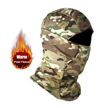 Load image into Gallery viewer, Winter Fleece Warm Camouflage Balaclava Outdoor Cold-proof Ski Cycling Full Face Mask
