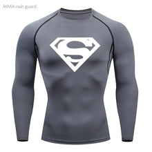 Load image into Gallery viewer, Sports Compression Shirt Men's T-Shirt Short Sleeve Quick Dry Summer Fitness Top Bodybuilder T-shirt Running
