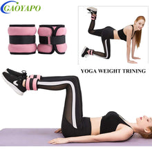 Load image into Gallery viewer, 1Pair Adjustable Ankle &amp; Wrist Weights (0.5kg/1kg) - Neoprene Leg Arm Straps for Running, Yoga - Strength Training for Women Men
