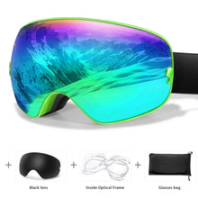 Load image into Gallery viewer, Men Women Outdoor Sports Ski goggles Anti-fog Snowboarding Snowmobile Glasses
