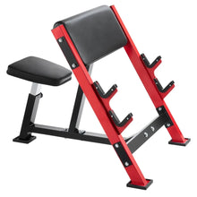 Load image into Gallery viewer, Adjustable Weight Bench with Integrated Bar Holders for Home Gym
