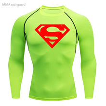 Load image into Gallery viewer, Sports Compression Shirt Men's T-Shirt Short Sleeve Quick Dry Summer Fitness Top Bodybuilder T-shirt Running
