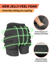 Load image into Gallery viewer, Protective Shorts with Side Zipper and 3D Padding for Kid Youth Adult, for Skateboarding
