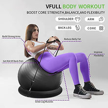 Load image into Gallery viewer, Fitness Yoga Ball Chair Exercise Stability Ball
