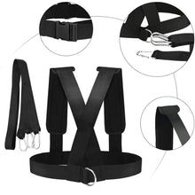 Load image into Gallery viewer, Resistance Bands Fitness Sled Harness Vest with Pad
