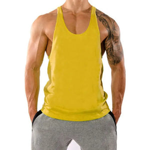 Summer Cotton Sleeveless Shirts Men Tank Top