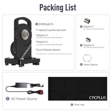 Load image into Gallery viewer, CYCPLUS T1 Power Direct Drive Smart Bike Trainer
