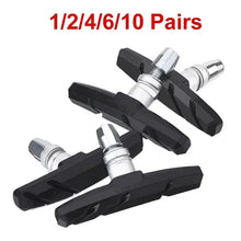 Load image into Gallery viewer, 1/2/4/6/10 Pairs MTB Road Bicycle Silent Brake Pads
