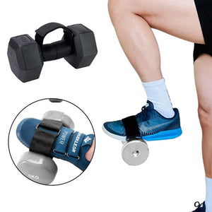 1/2pcs Dumbbell Ankle Strap Weight Lifting Foot Bands Tibialis Trainer Leg Muscle