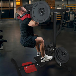 Leverage Squat Calf Raise Machine, Lower Body Training