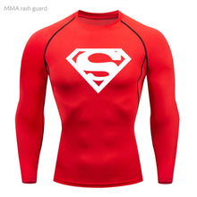 Load image into Gallery viewer, Sports Compression Shirt Men's T-Shirt Short Sleeve Quick Dry Summer Fitness Top Bodybuilder T-shirt Running
