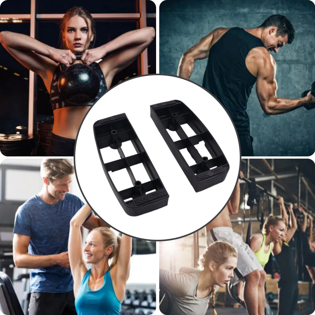 1Pair Fitness Step Pedal Base Adjustable Cardio Pedal Exerciser