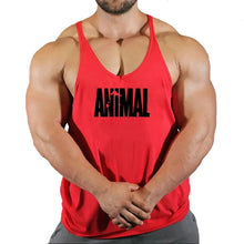Load image into Gallery viewer, Gym Top Men Muscular Man Fitness Men&#39;s Vest Stringer Vests Shirt Bodybuilding Clothing
