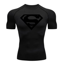 Load image into Gallery viewer, Sports Compression Shirt Men's T-Shirt Short Sleeve Quick Dry Summer Fitness Top Bodybuilder T-shirt Running
