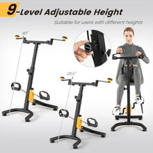 Load image into Gallery viewer, Foldable Pedal Exerciser for Seniors Hand Arm Leg Knee Physical Therapy Exercise
