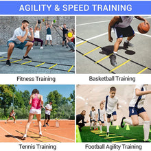Load image into Gallery viewer, Agility Ladders Nylon Straps For Speed Training And Sports Flexibility
