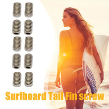 Load image into Gallery viewer, 10Pcs/set Surf Board Fin Key Grub Screws Fin Replacement
