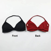 Load image into Gallery viewer, Strappy Bra Gym Top Women High Support Thin Strap Halter Sports Seamless Bras Workout Yoga Tank Tops
