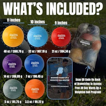 Load image into Gallery viewer, Soft Shell Weighted Balls with Seams | 3.5oz 5oz 7oz 14oz 21oz 32oz
