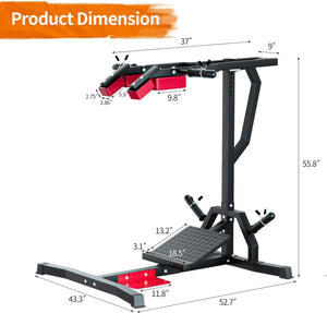 Leverage Squat Calf Raise Machine, Lower Body Training