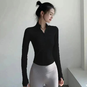 2024 Women Sport Jacket Zipper Yoga Coat