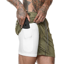 Load image into Gallery viewer, Camouflage running shorts for men
