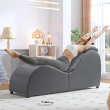 Load image into Gallery viewer, 60 Yoga Chaise Lounge Chair for Home and Outdoor Relaxation
