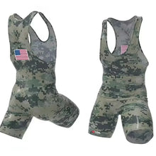 Load image into Gallery viewer, Men&#39;s Singlet Wrestling Suit Gym Training Wrestling Singlets Weightlifting
