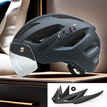 Load image into Gallery viewer, PJT New LED Bike Helmet With Sun Goggle Visor
