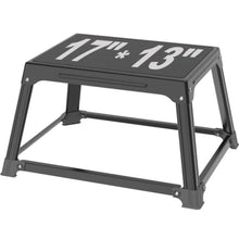 Load image into Gallery viewer, Metal Plyometric Jumping Box 12 Inch with 17 * 13 Inch
