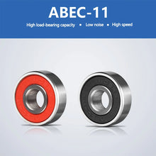 Load image into Gallery viewer, 8PCS ABEC-11 high-speed bearing 608RS is suitable for skateboard long board inline roller skates
