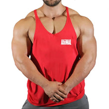Load image into Gallery viewer, Gym Top Men Muscular Man Fitness Men&#39;s Vest Stringer Vests Shirt Bodybuilding Clothing
