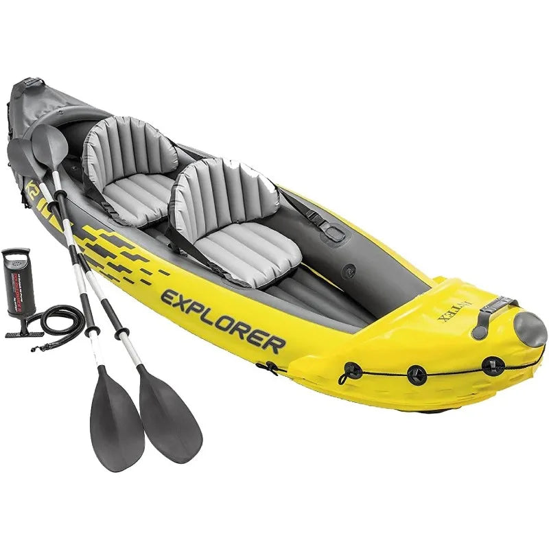 Intex 68307EP Explorer K2 Inflatable Kayak Set