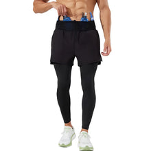 Load image into Gallery viewer, Fake Two Piece Quick Dry Sports Trousers for  Fitness Yoga Pants
