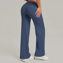 Load image into Gallery viewer, Women's New Pilates Straight Leg  Pants Hip Lifting Tight Fitting Wide Leg Pants
