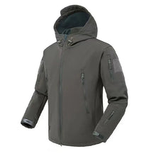 Load image into Gallery viewer, Men&#39;s Autumn Winter SoftShell Fleece Waterproof Jackets Male Hood Coats Fishing Hiking
