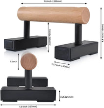 Load image into Gallery viewer, Wood Floor Push Up Bars
