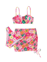 Load image into Gallery viewer, Women 3pcs Swimsuit Set
