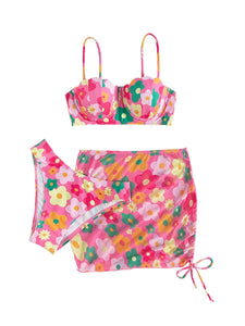 Women 3pcs Swimsuit Set