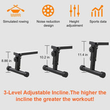 Load image into Gallery viewer, Rower Silent Hydraulic Rowing Machine Home Fitness Equipment Simulated Rowing Training Hand Foot Coordination Exercise
