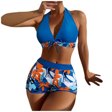 Load image into Gallery viewer, Shorts Bikinis Set  High Waist Swimsuit Women Swimwear
