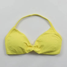 Load image into Gallery viewer, Strappy Bra Gym Top Women High Support Thin Strap Halter Sports Seamless Bras Workout Yoga Tank Tops
