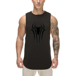 Muscle Gym Workout Mens Mesh Bodybuilding Singlets Sporting Quick Drying Fitness Tank Top