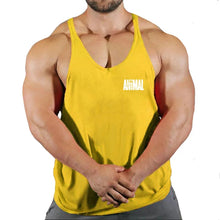 Load image into Gallery viewer, Gym Top Men Muscular Man Fitness Men&#39;s Vest Stringer Vests Shirt Bodybuilding Clothing
