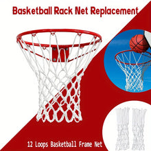 Load image into Gallery viewer, 1/2pcs Basketball Rack Net With 12 Loops Heavy Duty Outdoor Basketball
