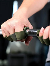 Load image into Gallery viewer, Leather Weight Lifting Training Gloves Palm Protection
