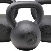 Load image into Gallery viewer, 15LB Solid Cast Iron Kettlebell
