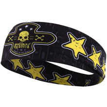 Load image into Gallery viewer, Gothic Skull Headband Sweat Bandage Sport Head Hair Band Workout Tennis Fitness Jog Basketball
